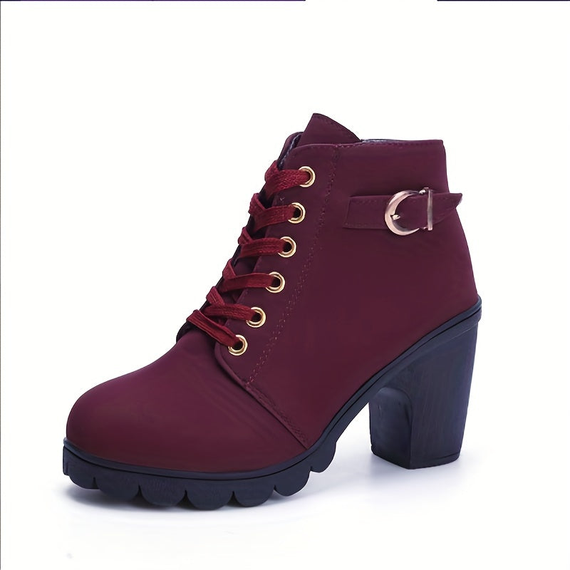 Orthopädische Damen Stiefeletten mit Komfortsohle | Elegante Ankle Boots für Alltag &amp; Büro | Bequeme, stilvolle Herbst- &amp; Winterboots