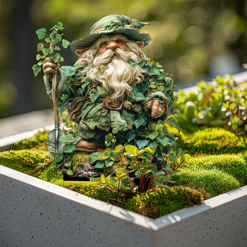 Gartenstecker aus Acryl im Märchen-Design | Wetterbeständige Pflanzendeko in 19 oder 30 cm | Verspielte Gartendekoration