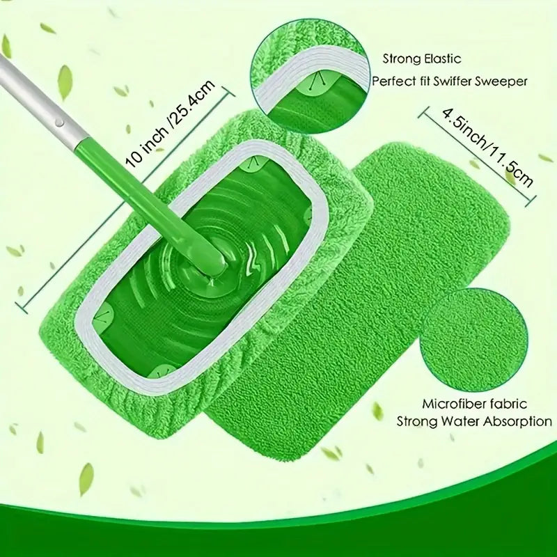 Buy 2 get 2 free | Reusable mops for Swiffer Sweeper™ - Long-lasting cleaning for all surfaces