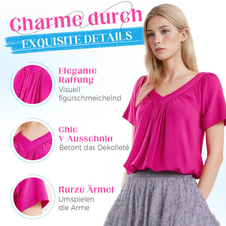 Lisbeth™ Chemisier plissé flatteur