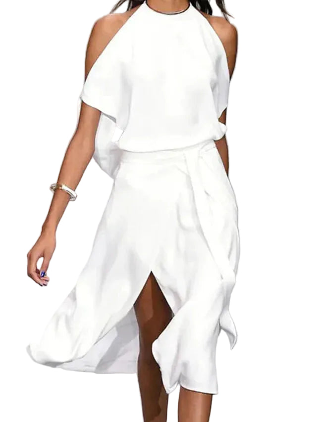Robe pour femme avec épaules découpées | Robe d&