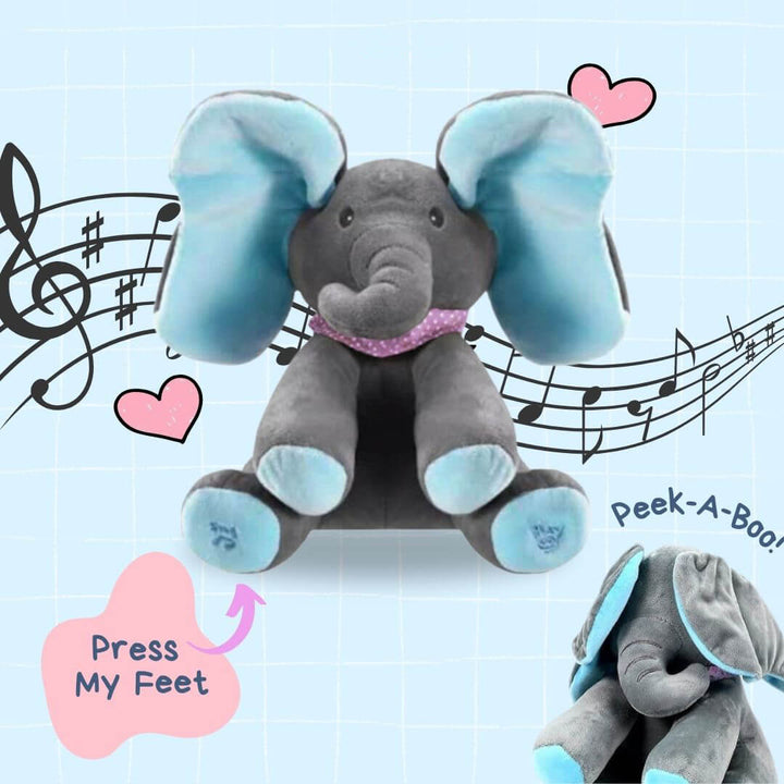 PeekPal™ – Sprechendes Elefanten-Plüschtier, das spielt, singt und begeistert