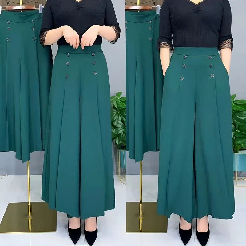 Damen Weitbein-Hose | Elegante Wide-Leg Hose mit hohem Tragekomfort für Alltag und Büro