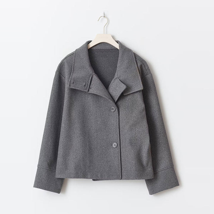 Damen Kurzjacke Elise | Zweireihig &amp; Elegant | Warm &amp; Bequem | Mit Brusttasche &amp; Modernem Schnitt