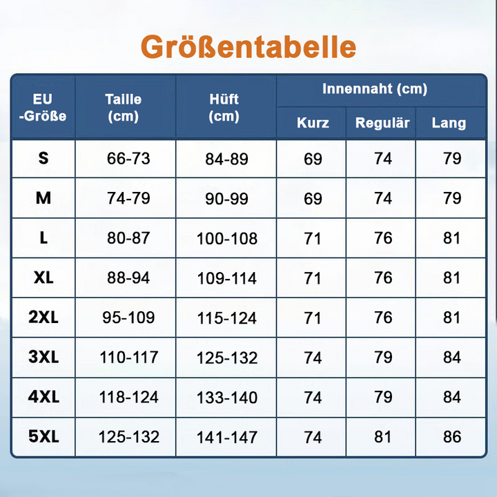 Herren Cargo-Hose mit 6 Taschen | Hochelastisch, wasserabweisend &amp; schnelltrocknend | Knitterarm, formstabil | S–4XL