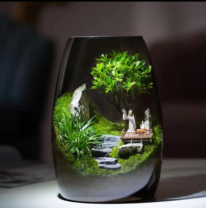 LushVista - Diorama paesaggio di muschio