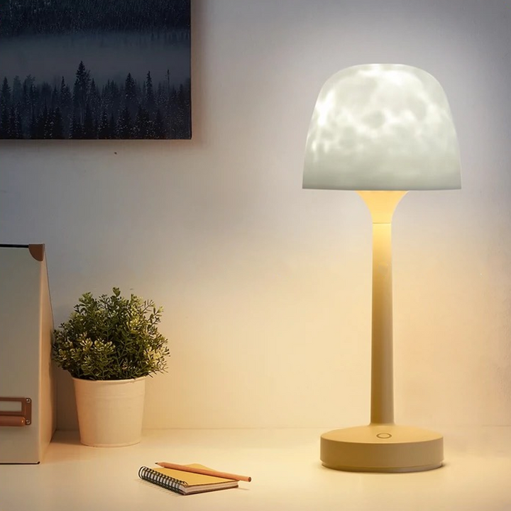 LED mood lamp | 16 colors &amp; remote control | Rotating light with USB &amp; battery | Sphere glow