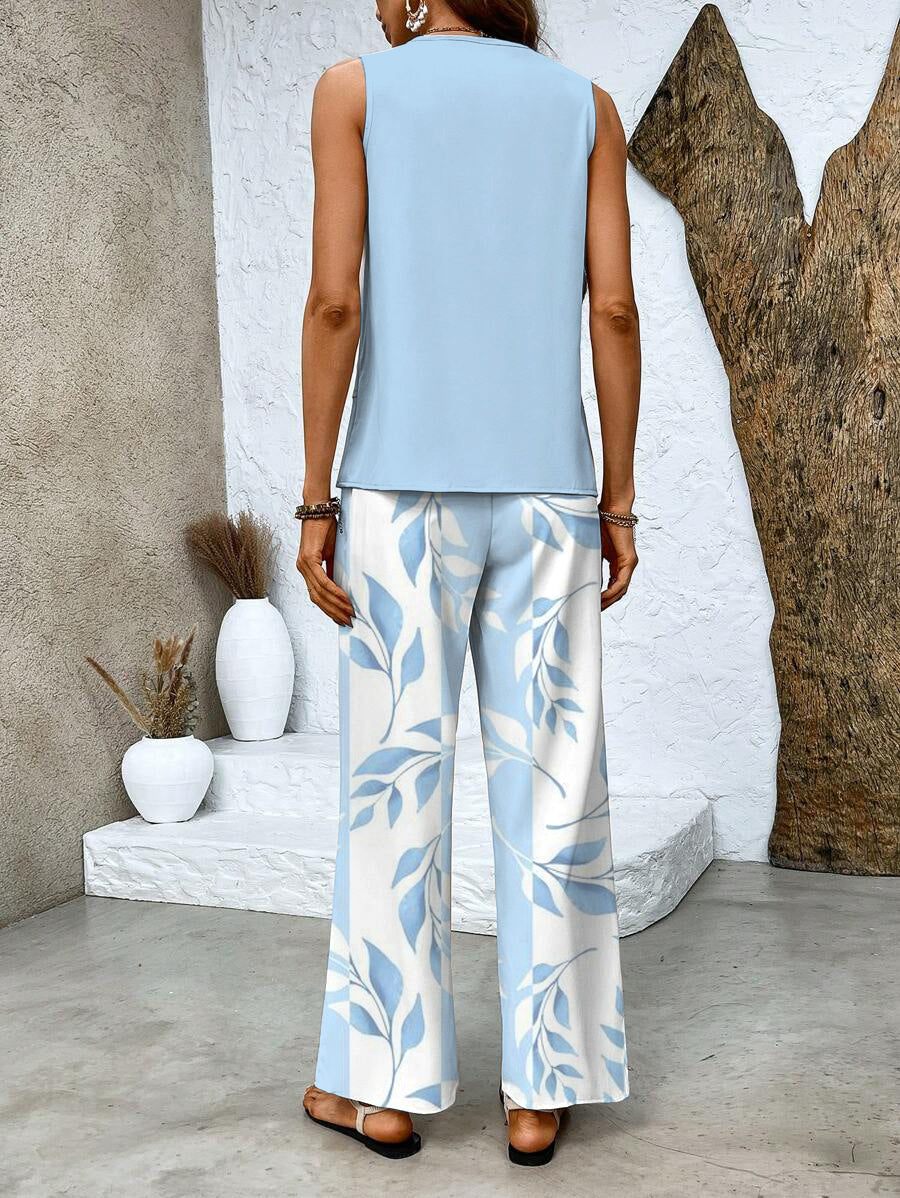 Damen Sommerset zweiteilig | Bequemes Outfit für Strand, Stadt und Urlaub | Leichter Sommerlook