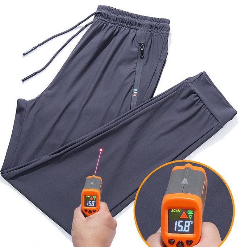 Schnelltrocknende Freizeithose | Stretchhose mit Reißverschlusstaschen und UV-Schutz