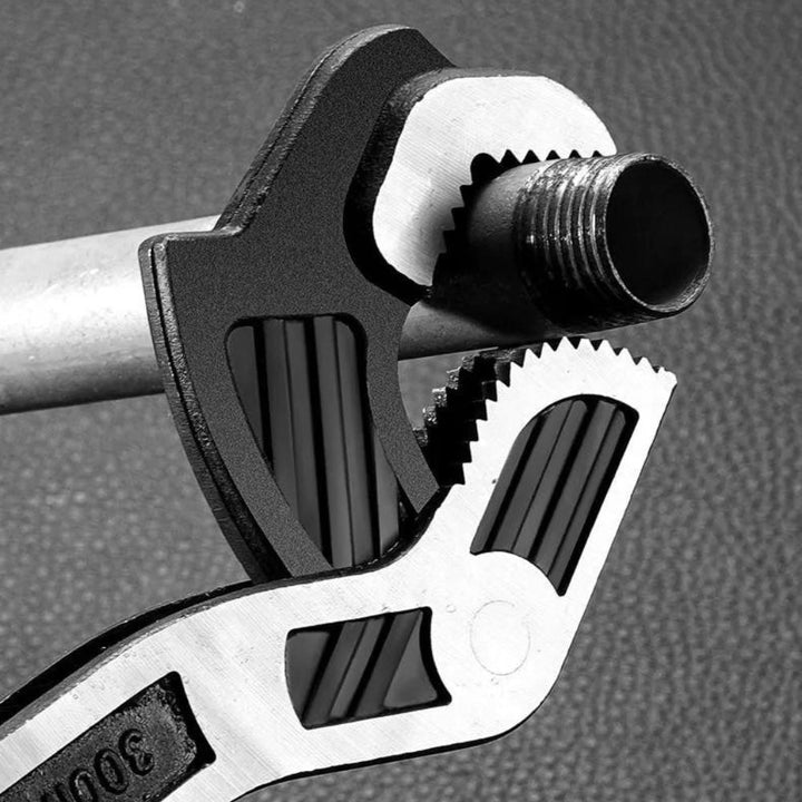 Universal-kiintoavain MultiGrip Pro | Itseään säätävä ruuveille &amp; muttereille | Liukumaton kahva, kromi-vanadiiniteräs, 1+1 ilmainen
