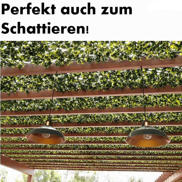 Ausziehbarer Weidenzaun mit Kunsthecke | Sichtschutz für Garten &amp; Terrasse | Natürliche Privatsphäre ohne Pflegeaufwand