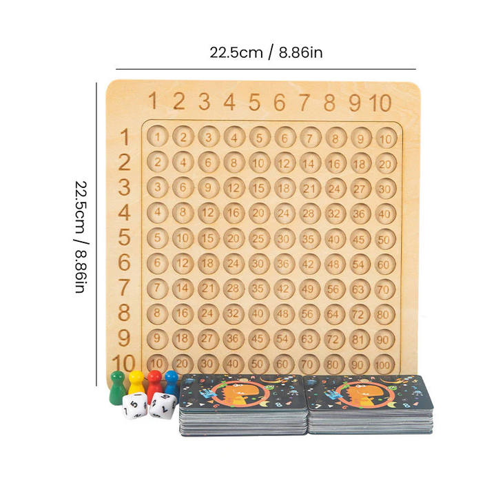 Montessori Mathe-Brettspiel für Kinder | Fördert kritisches Denken &amp; Problemlösen | Lernspiel für Familie &amp; Gruppen