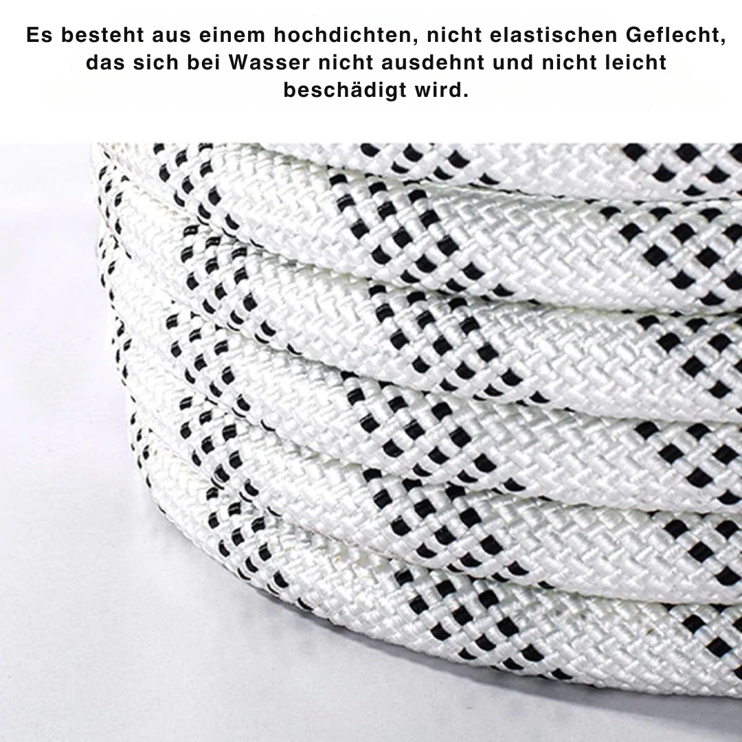 Câble de remorquage avec crochet en acier | Corde en nylon extensible 3000 kg de traction | Pour voiture, SUV et tout-terrain