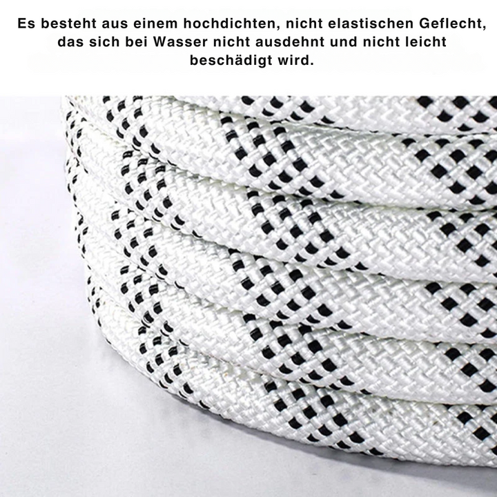 Câble de remorquage avec crochet en acier | Corde en nylon extensible 3000 kg de traction | Pour voiture, SUV et tout-terrain
