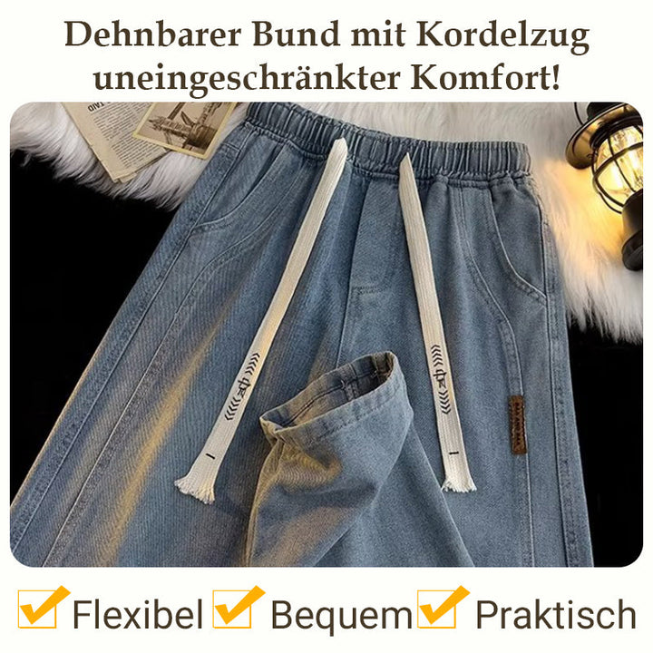 Herren Straight Jeans | Locker geschnittene Jeans mit geradem Bein
