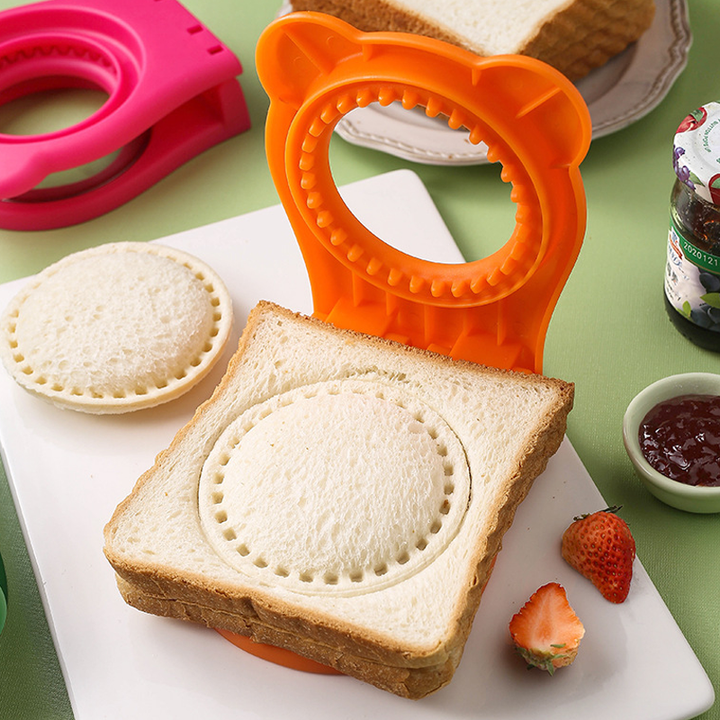 Sandwich Ausstecher &amp; Versiegler | Macht gefüllte Taschen-Sandwiches in Sekunden | BPA-freier Kunststoff | Für Lunchbox &amp; Snacks