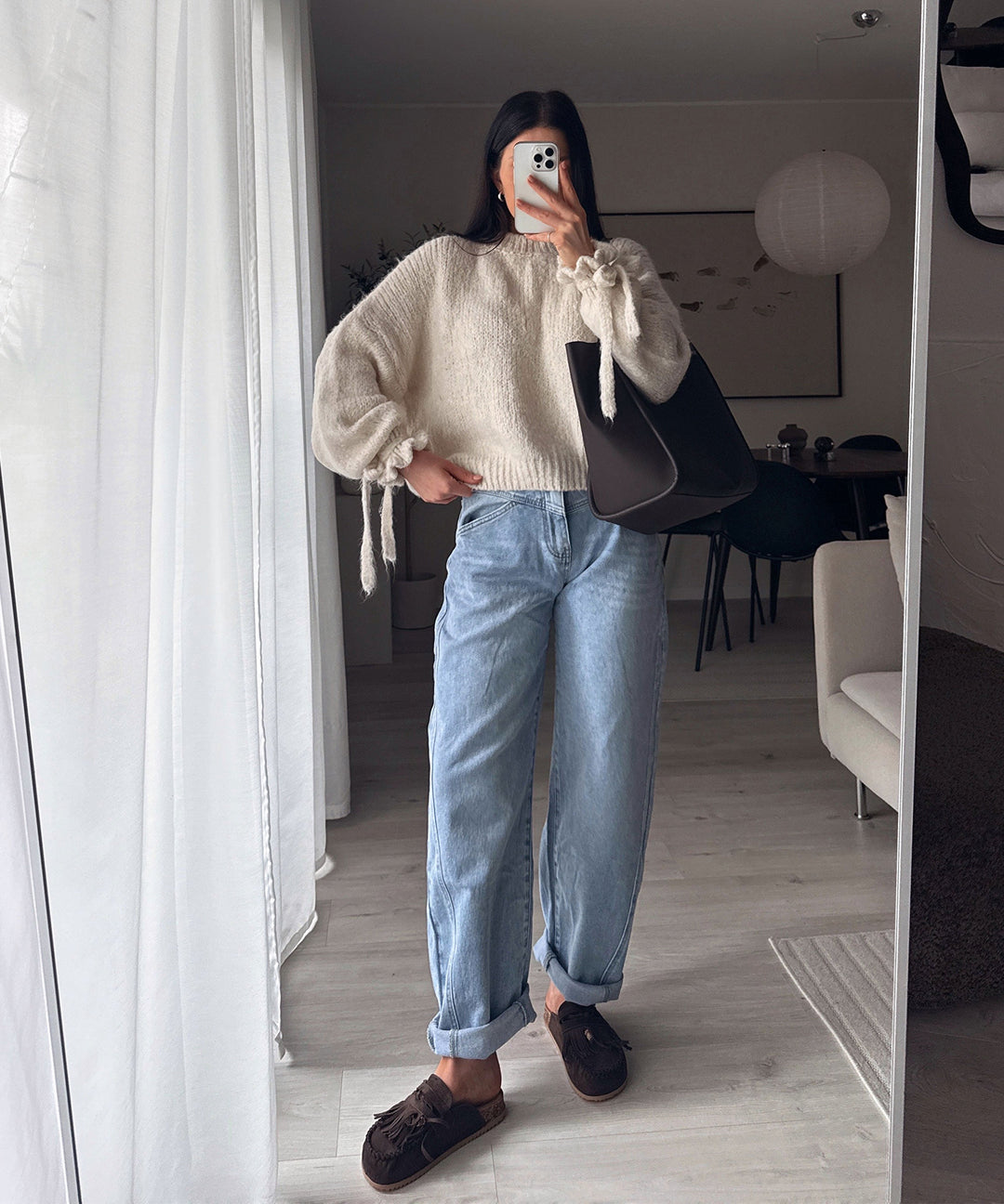 Barrel Jeans Damen | Stretch Jeans mit lockerer Passform