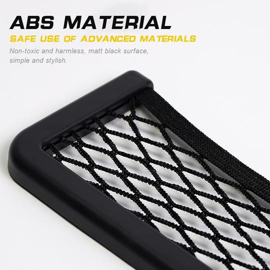 Auto-Organizer Netz mit Klettverschluss – VeloStash für Handy &amp; Essentials | Transparent, elastisch | Für Auto, Büro &amp; Zuhause