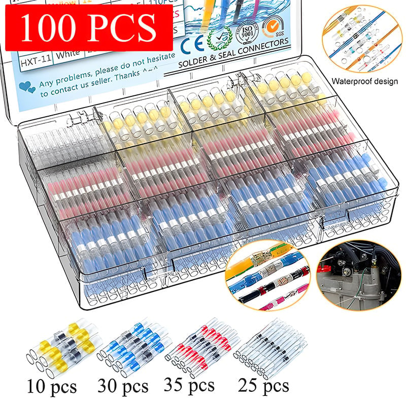 AquaSeal - Kit de connecteurs thermorétractables étanches