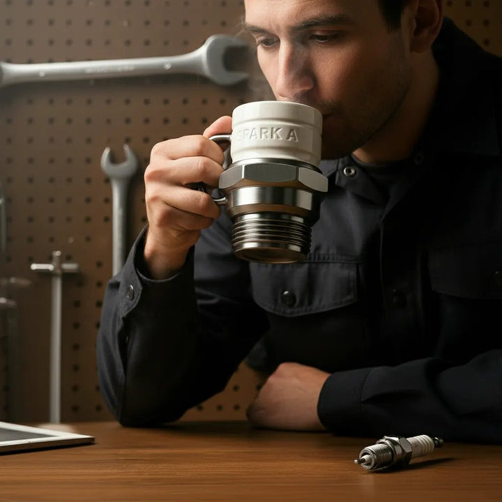 PistonPerk - Tasse bougie pour amateurs de moteurs