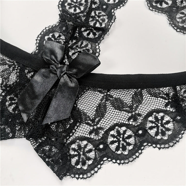 Damen-Dessous aus Spitze mit diskretem Fach | Kabellose Fernbedienung bis 10 m | Wiederaufladbar, flüsterleise, XS–2XL