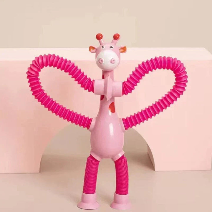 GiraffaStretch – Giocattolo divertente estensibile con ventosa
