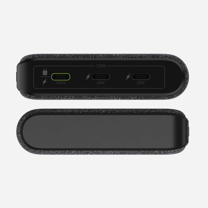 Powerbank | 25000 mAh mit 100 W USB-C Schnellladung für Laptop und Smartphone