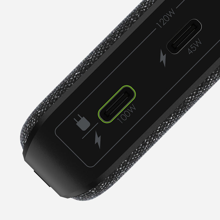 Powerbank | 25000 mAh mit 100 W USB-C Schnellladung für Laptop und Smartphone