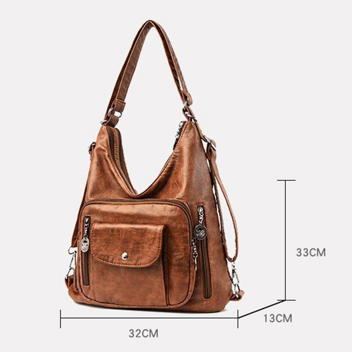 Damen Umhängetasche | Wandelbare wasserabweisende 3-in-1-Tasche mit mehreren Fächern