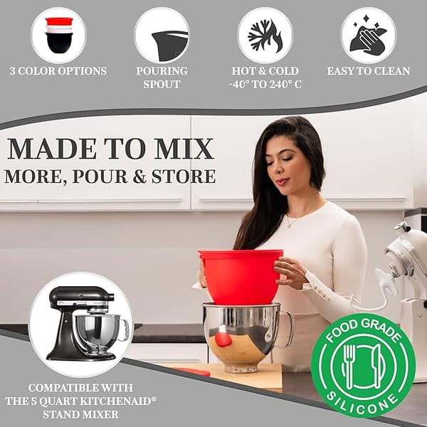 FlexiMix – embout intérieur en silicone pour mixeur à tête inclinable