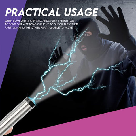 compact emergency power supply with LED light | USB rechargeable, lightweight &amp; ideal for on the go