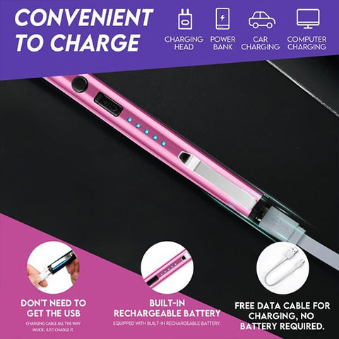 compact emergency power supply with LED light | USB rechargeable, lightweight &amp; ideal for on the go