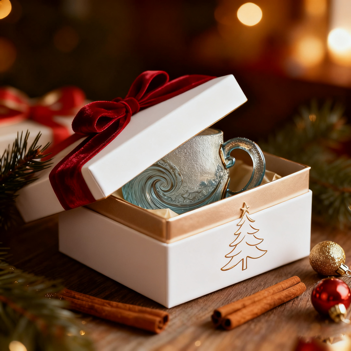 OceanWhirl – Handmade glass cup
