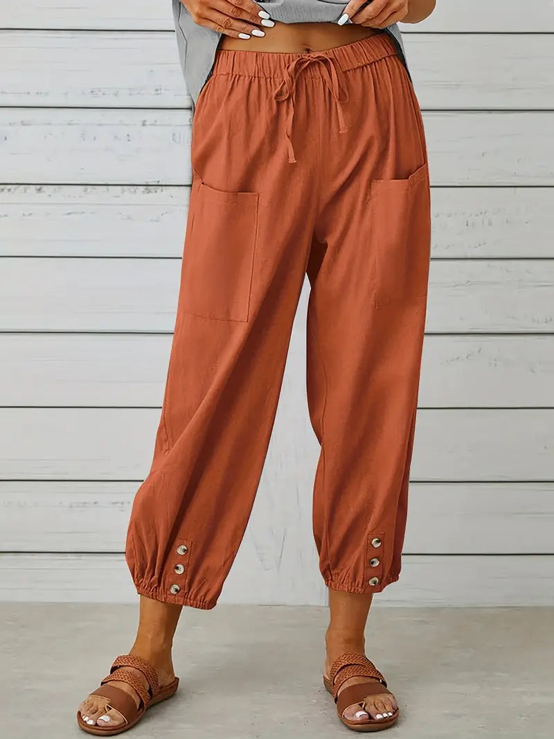 Kurze Sommerhose Für Damen | Kordelzug