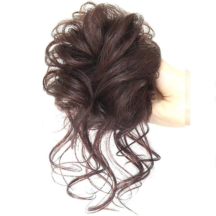 Dutt-Haarteil | Zum Anclippen für mehr Volumen, natürlicher Messy-Bun-Look und sicheren Halt