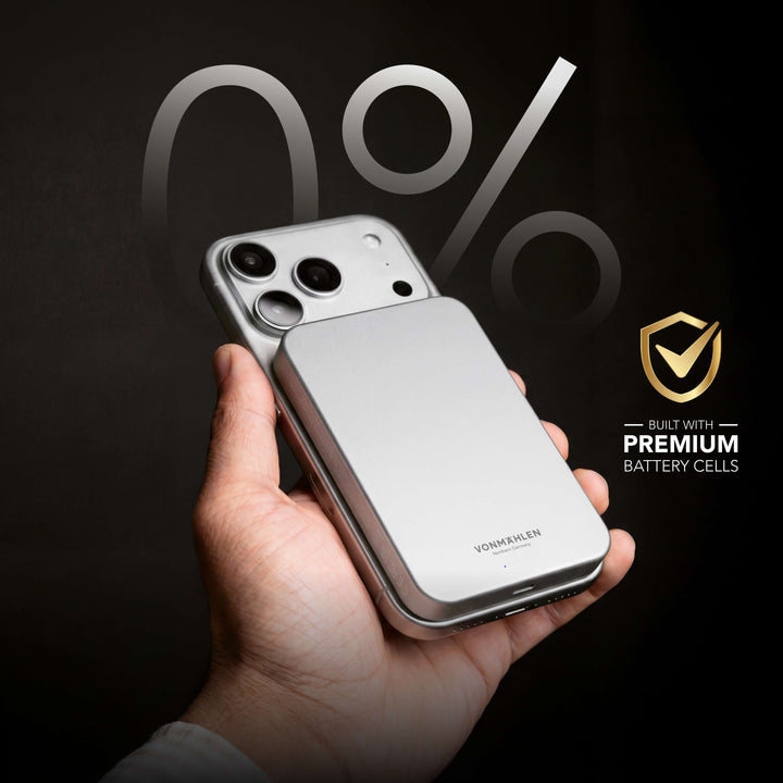 MagSafe Powerbank 10000 mAh | Magnetische Wireless Powerbank mit Qi2 &amp; USB-C PD