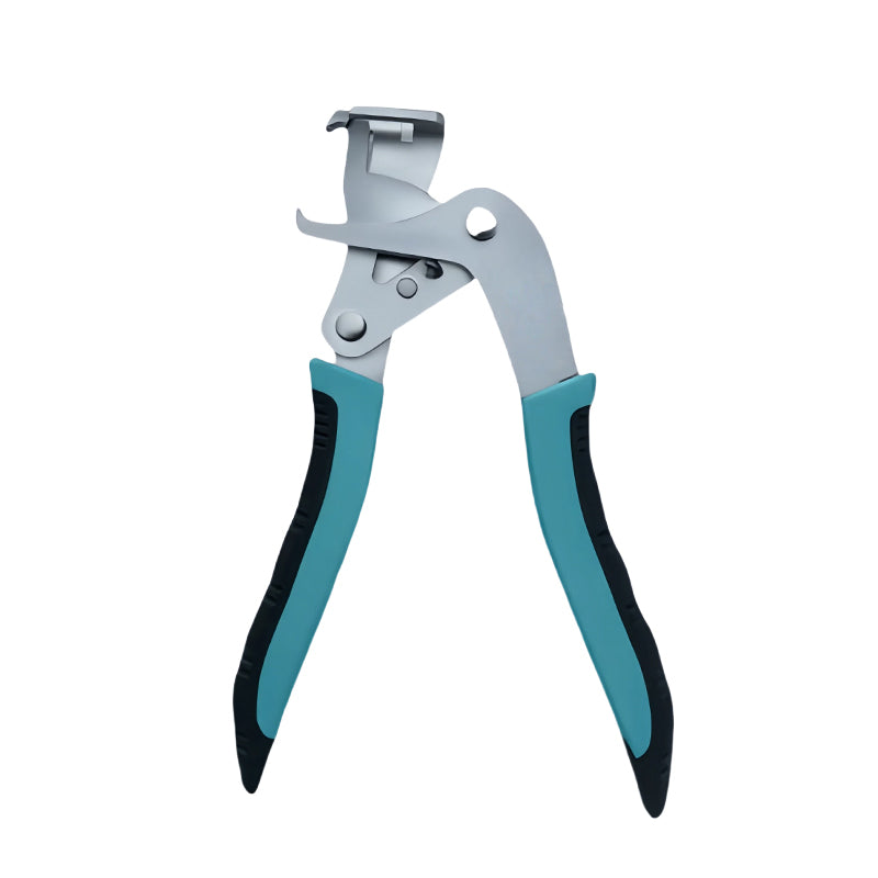 Pince de précision pour clips auto | Retrait sans rayures des clips de garniture | Acier inoxydable, 16,5 cm | Poignée antidérapante