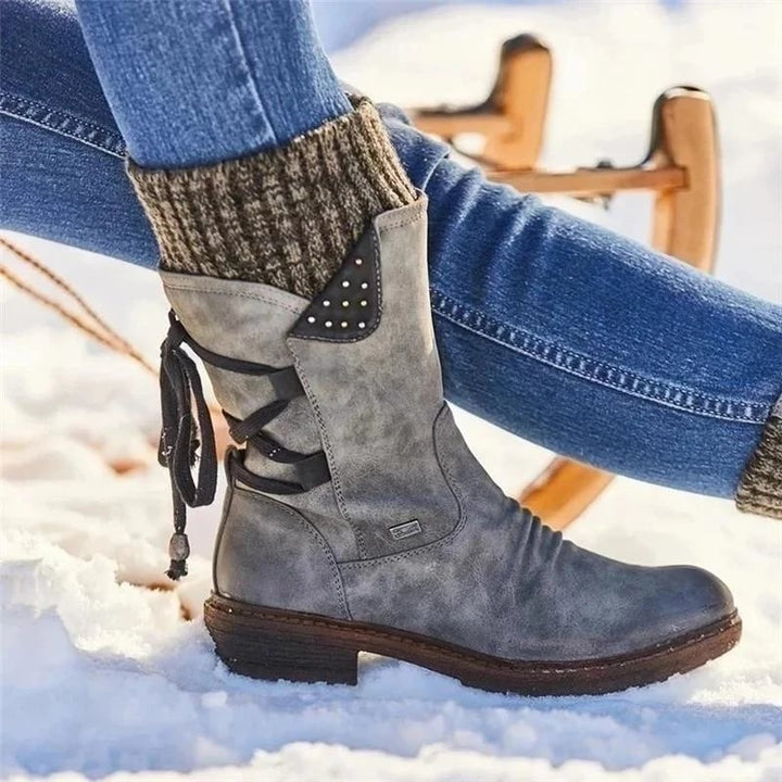 Olympie™ WinterStiefel | Wasserdicht, Warm &amp; Langlebig | Mid-Calf Design | Rutschfest &amp; Komfortabel