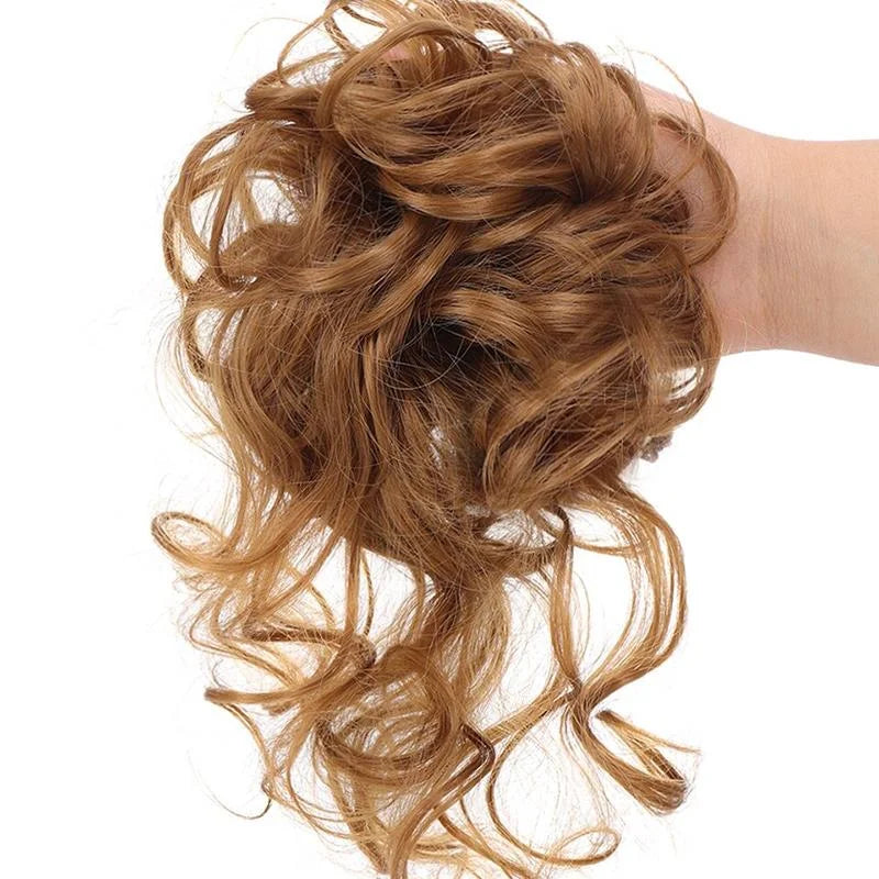 Dutt-Haarteil | Zum Anclippen für mehr Volumen, natürlicher Messy-Bun-Look und sicheren Halt