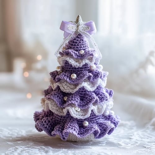 TwinkleStitch – Kit de crochet fait main pour sapins de Noël