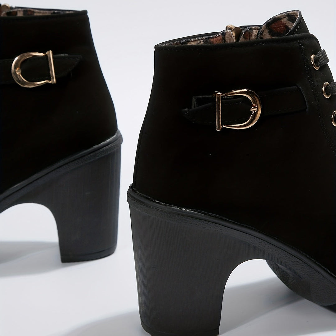 Orthopädische Damen Stiefeletten mit Komfortsohle | Elegante Ankle Boots für Alltag &amp; Büro | Bequeme, stilvolle Herbst- &amp; Winterboots