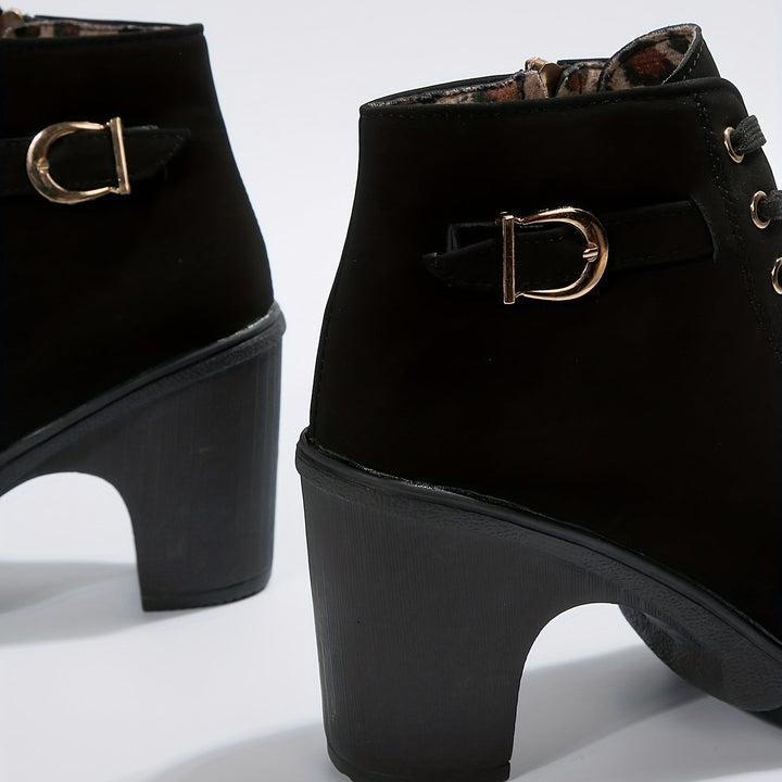 Orthopädische Damen Stiefeletten mit Komfortsohle | Elegante Ankle Boots für Alltag &amp; Büro | Bequeme, stilvolle Herbst- &amp; Winterboots