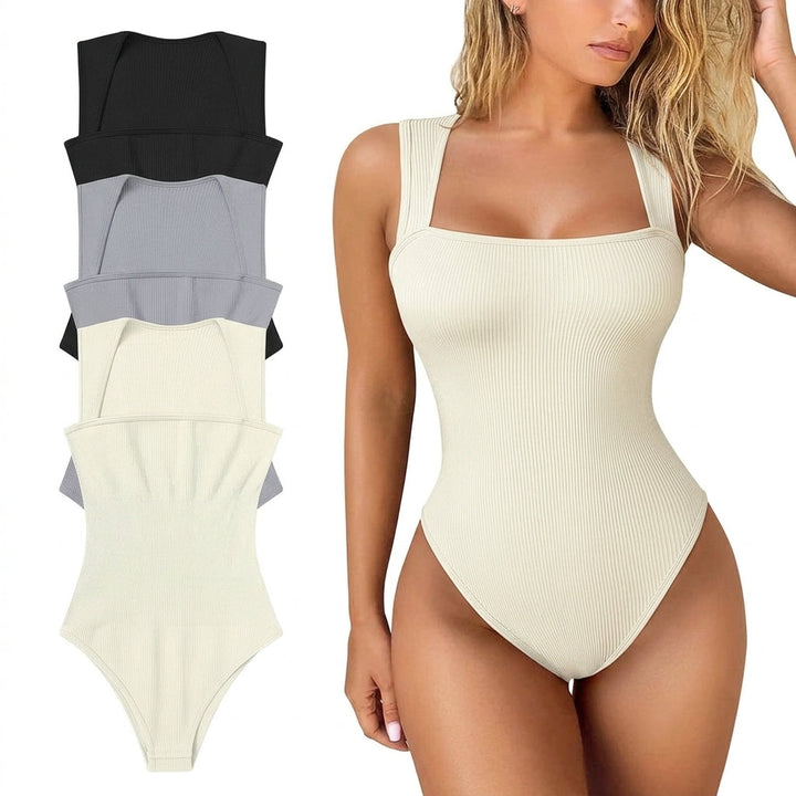 Damen Body Shaper figurformend | Atmungsaktiver Shapewear-Body mit Bauchkontrolle, Kompression &amp; verstellbaren Trägern