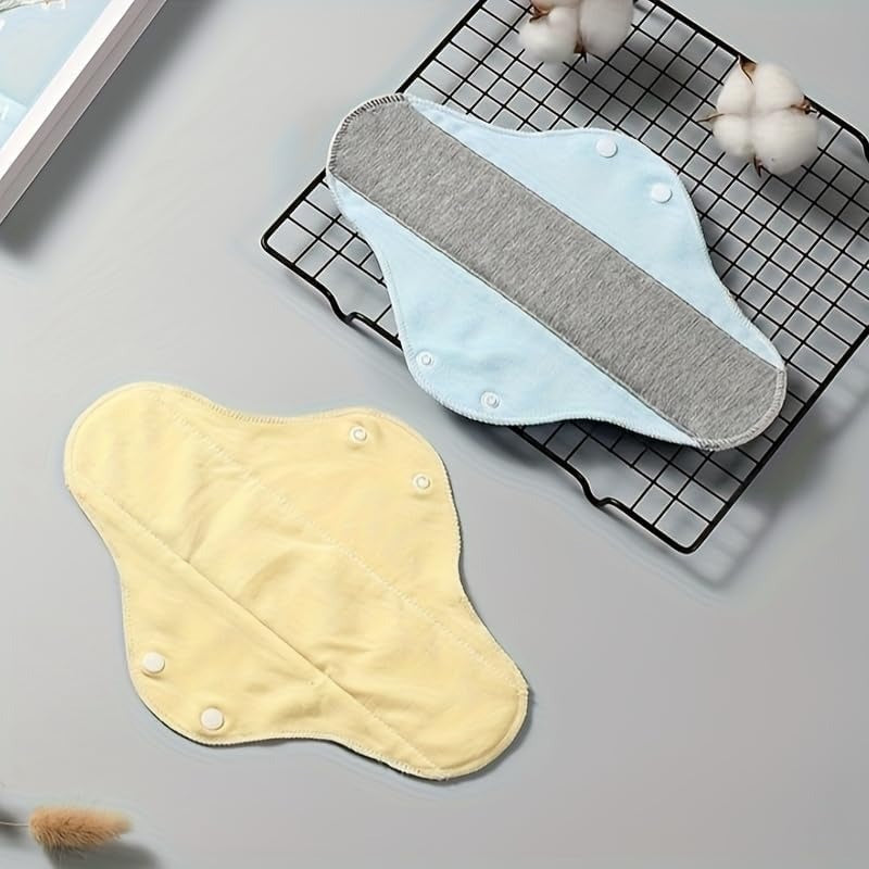 Waschbare Slipeinlagen im Mehrfachsatz | Weich, saugfähig &amp; wiederverwendbar | Mit Druckknöpfen für sicheren Halt