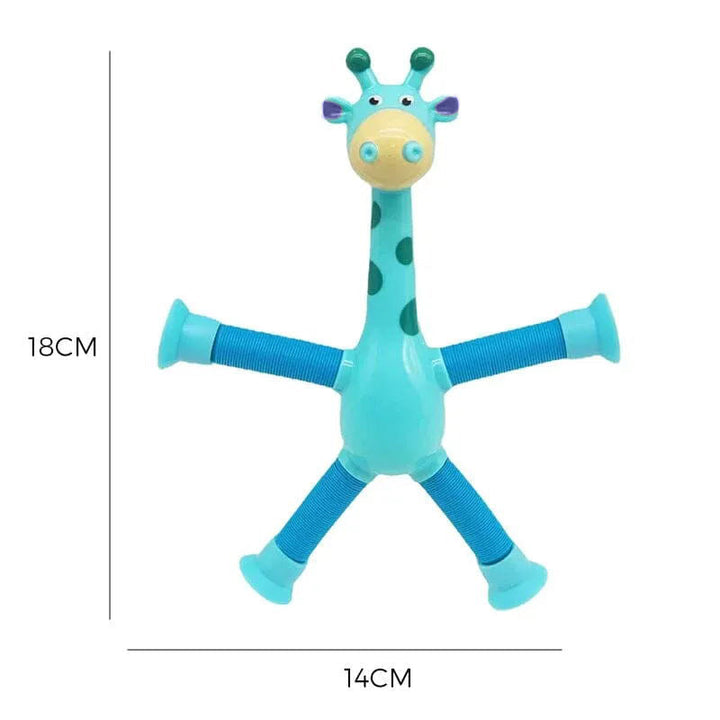 GiraffaStretch – Giocattolo divertente estensibile con ventosa