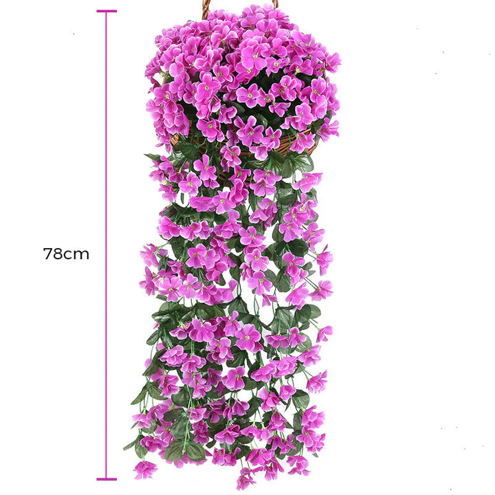 Künstliche Hängeblumen | Realistisch &amp; Pflegeleicht | Elegante Raumdekoration