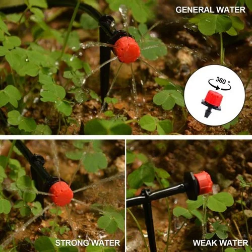 Automatic drip irrigation system with adjustable nozzles – HydroZen | Saves up to 70% water | Tool-free, 5–40 m