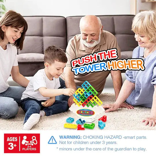 Lernspiel mit Bausteinen für Kinder | Bunte Bausteine mit Aufgabenkarten | Fördert Logik &amp; Feinmotorik
