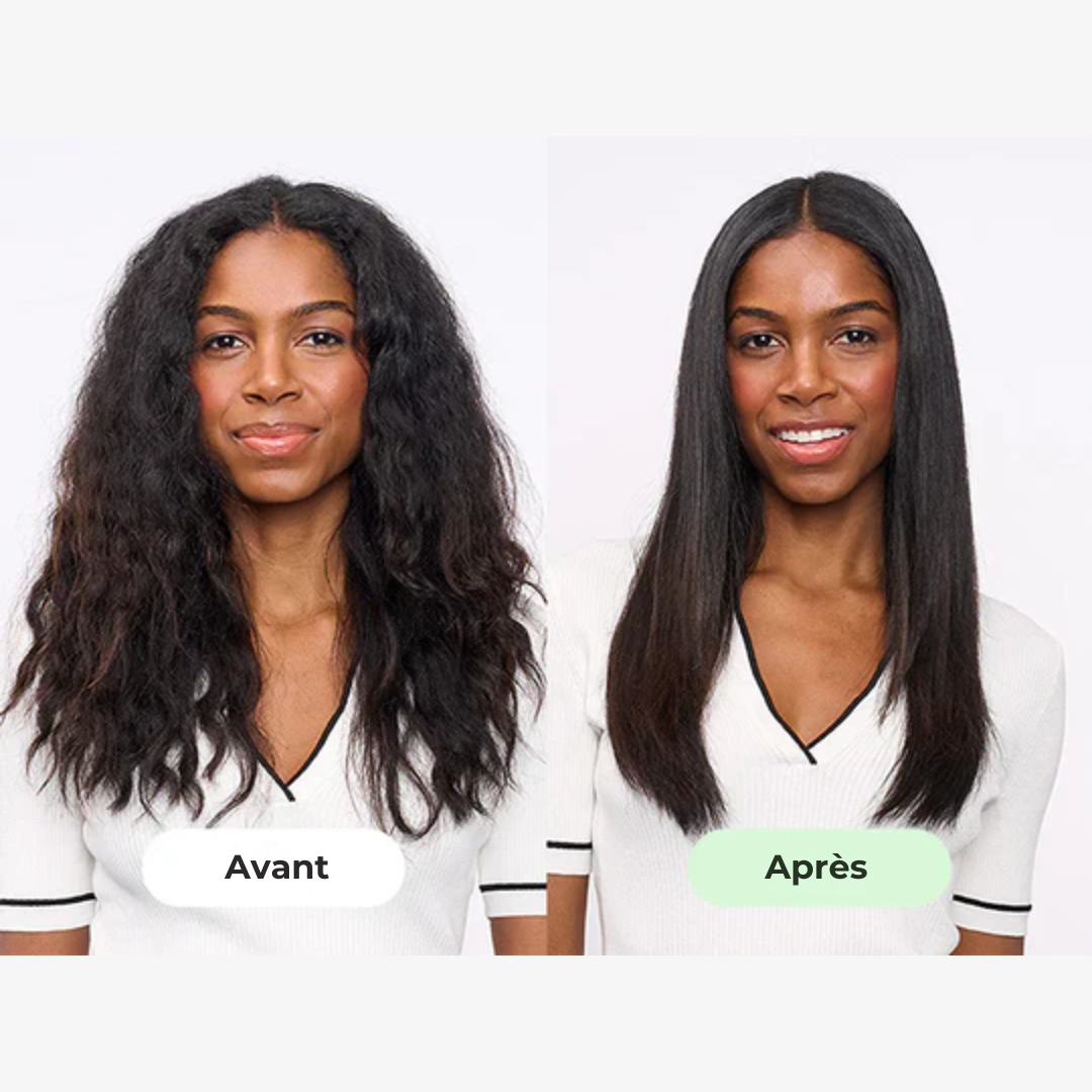 Dampf-Glättbürste | Haarbürste mit Dampffunktion und Temperaturstufen gegen Frizz