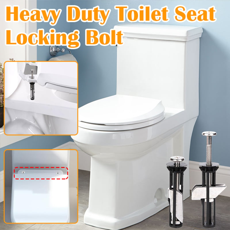 WC-Sitz Befestigungsset mit Schrauben | Universale Ersatz-Bolzen für schnellen Austausch | Stabile Montage, passt auf viele Sitze | Für Reparatur &amp; Upgrade